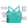 Ultralight seamless support bra